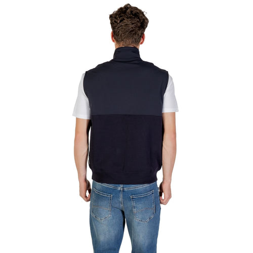 Armani Exchange Blue Cotton Sweatshirt