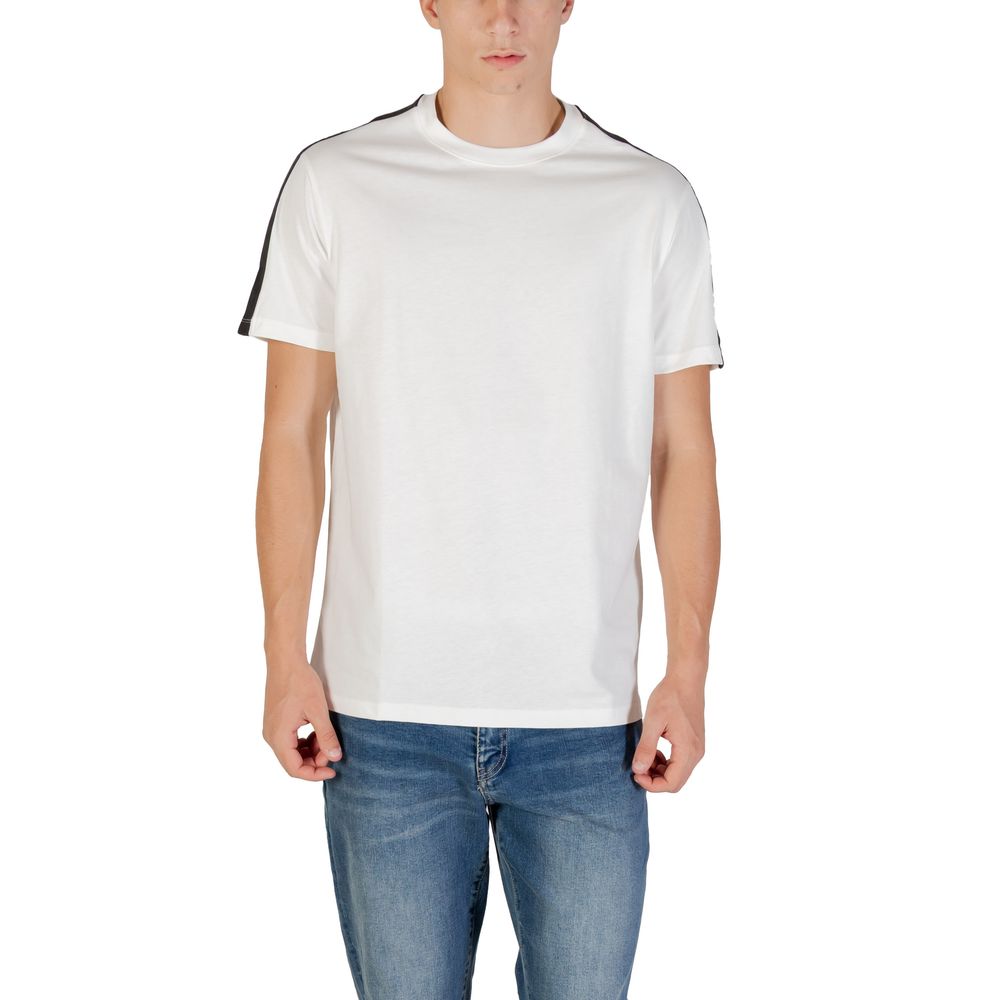 Armani Exchange Cream Cotton T-Shirt