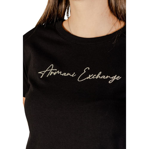 Armani Exchange Bicolor-Baumwoll-T-Shirt
