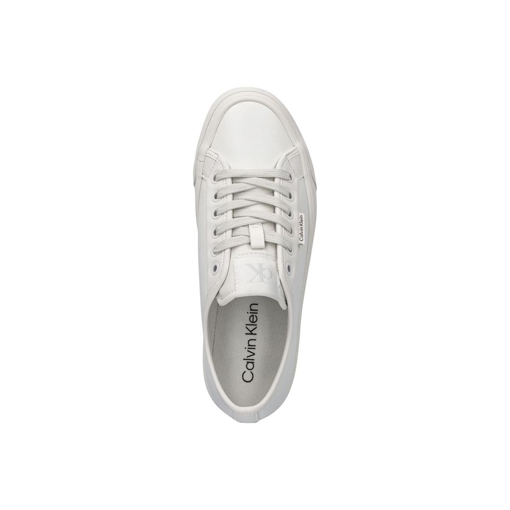 Calvin Klein Jeans White Leather Sneakers