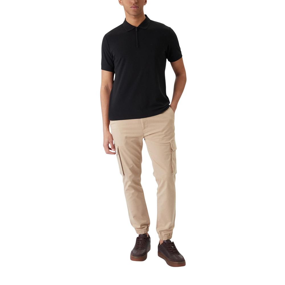 Calvin Klein Jeans Beige Cotton Cargo Pants