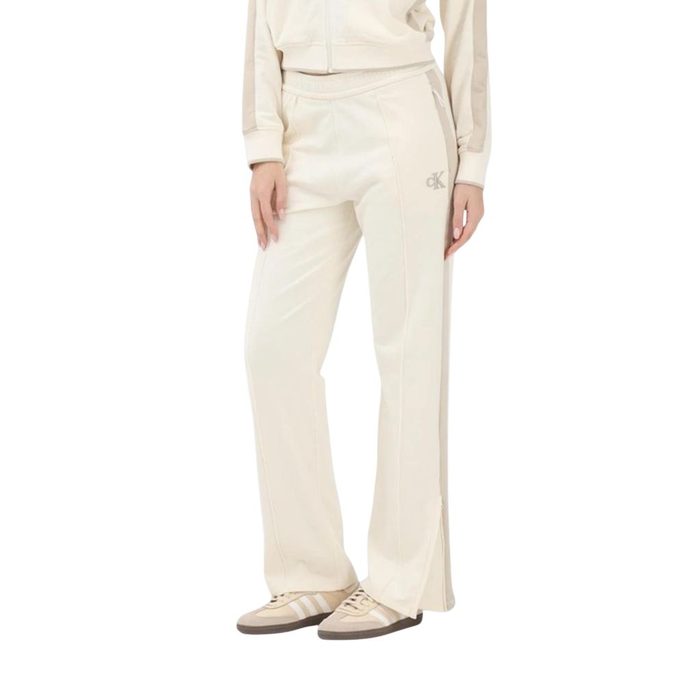 Calvin Klein Jeans Cream Cotton Joggers (Workout Pants)