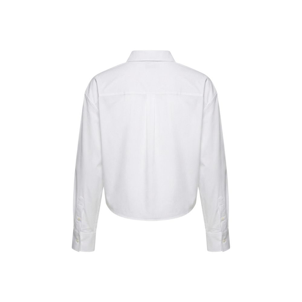 Calvin Klein Jeans White Cotton Blouse
