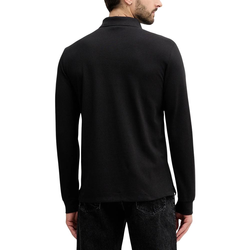 Calvin Klein Jeans Black Cotton Long Sleeve T-Shirt