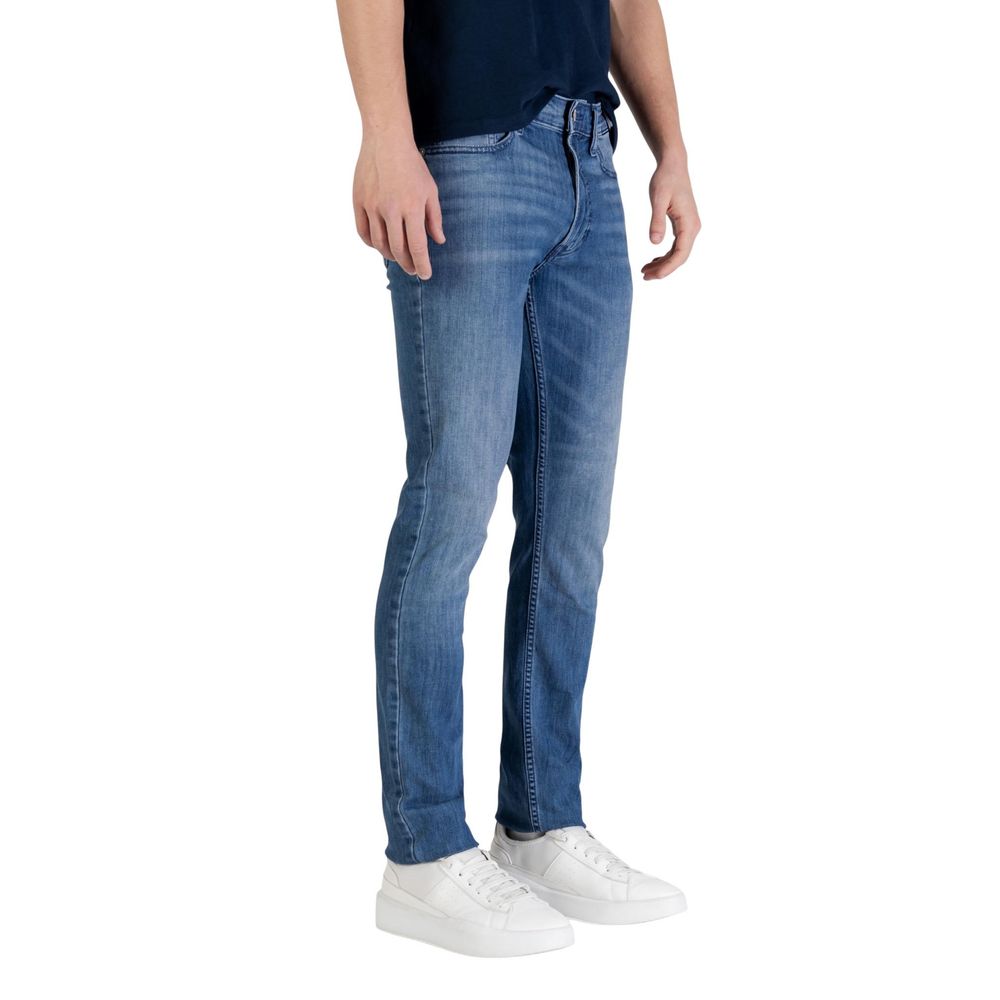 Calvin Klein Jeans Blue Cotton Skinny Jeans