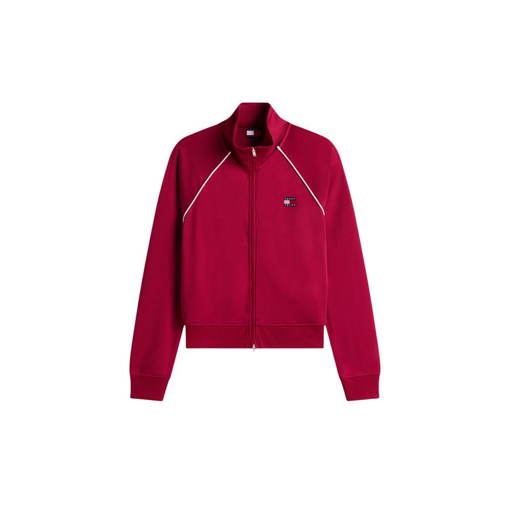 Tommy Hilfiger Jeans Bordeaux Recycled Polyester Sweatshirt