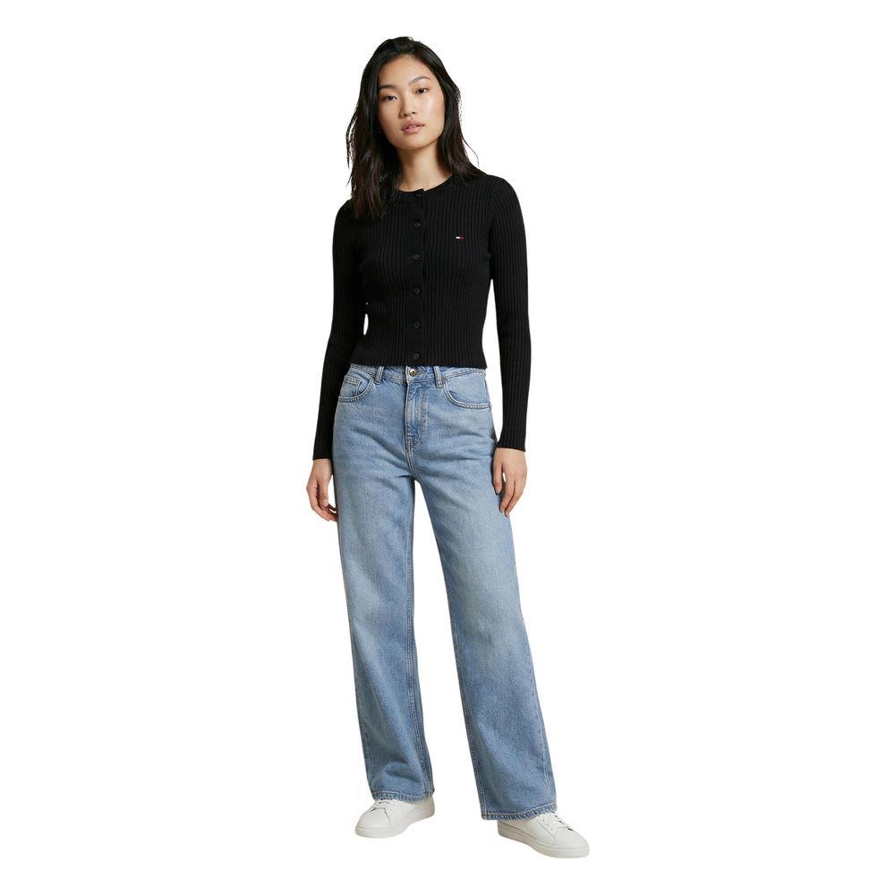 Tommy Hilfiger Jeans Black Organic Cotton Cardigan