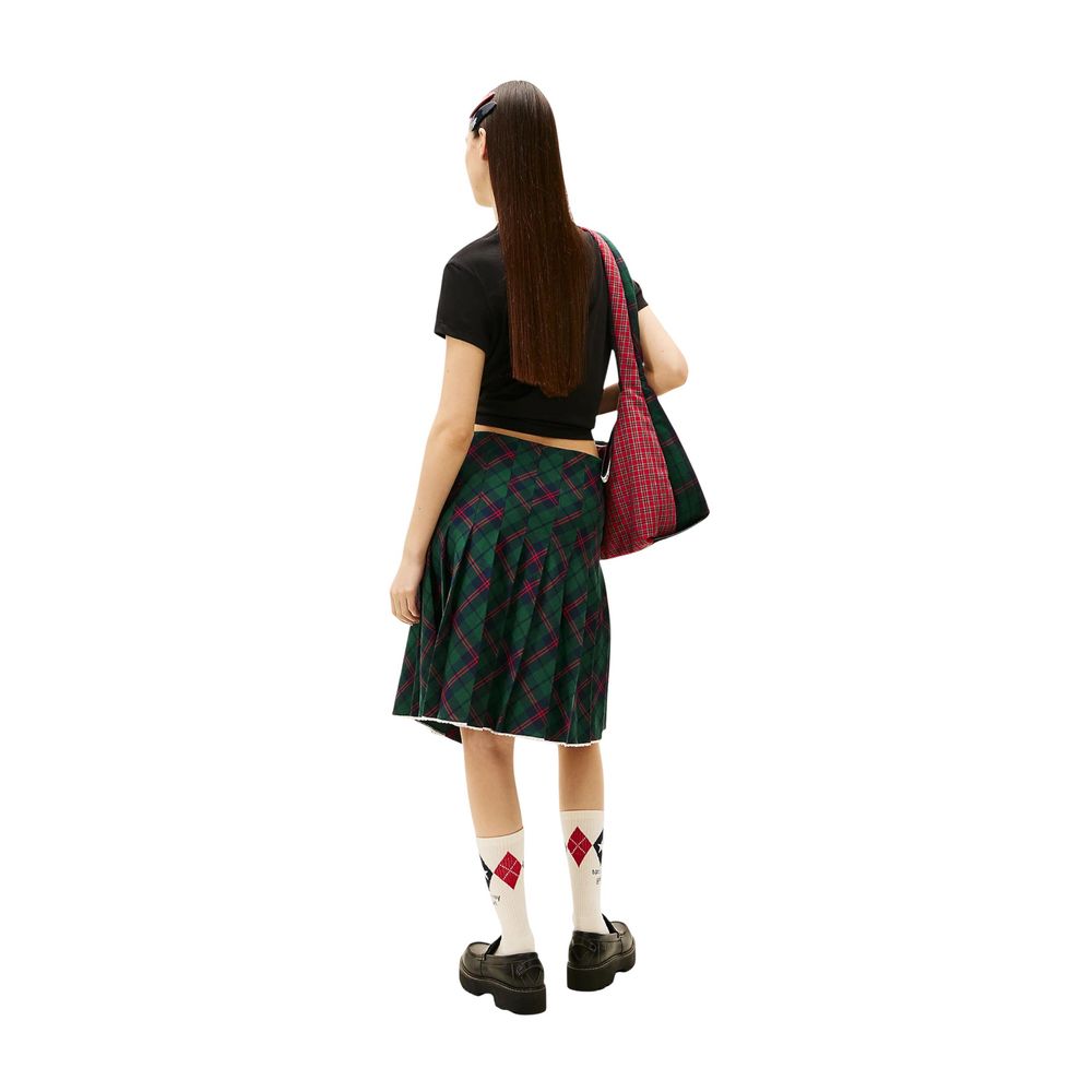 Tommy Hilfiger Jeans Bicolor Cotton Mini Skirt