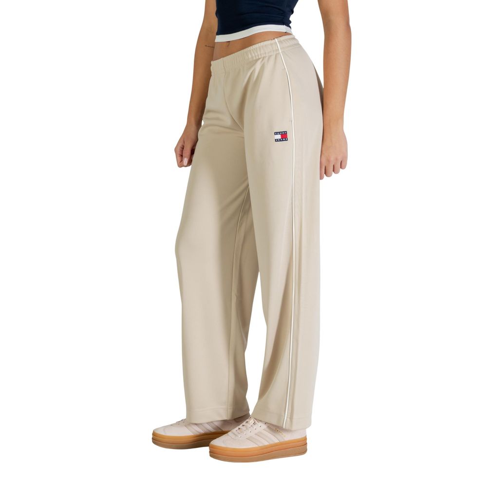 Tommy Hilfiger Jeans Beige Recycled Polyester Joggers (Workout Pants)