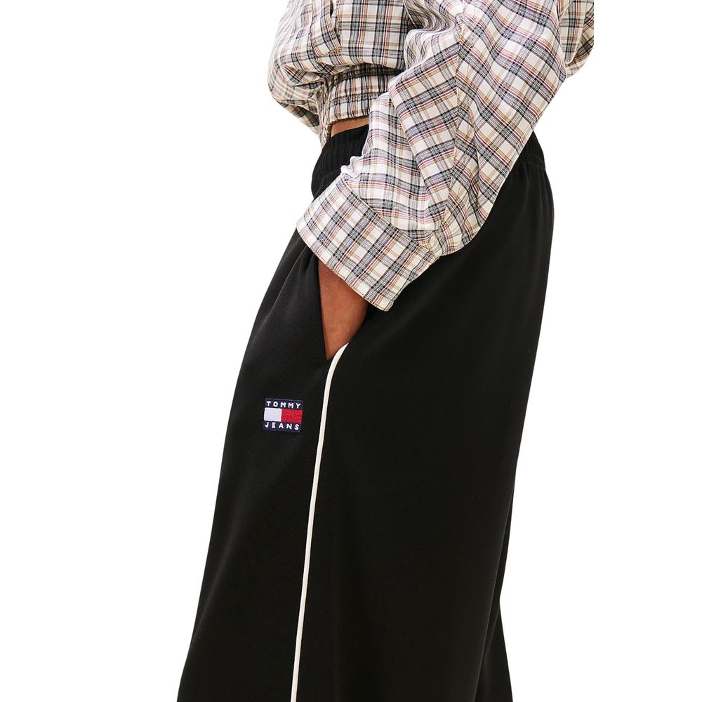 Tommy Hilfiger Jeans Black Recycled Polyester Joggers (Workout Pants)