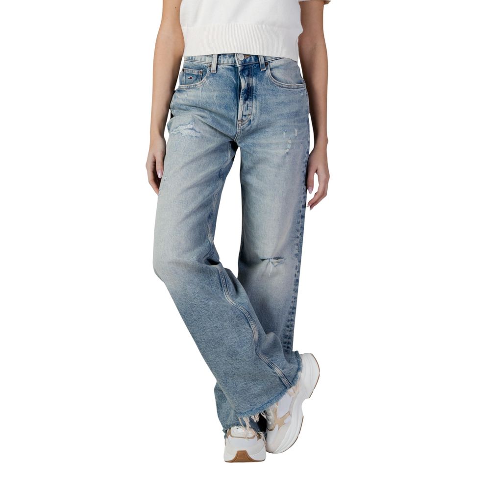 Tommy Hilfiger Jeans Light Blue Recycled Cotton Bootcut Jeans