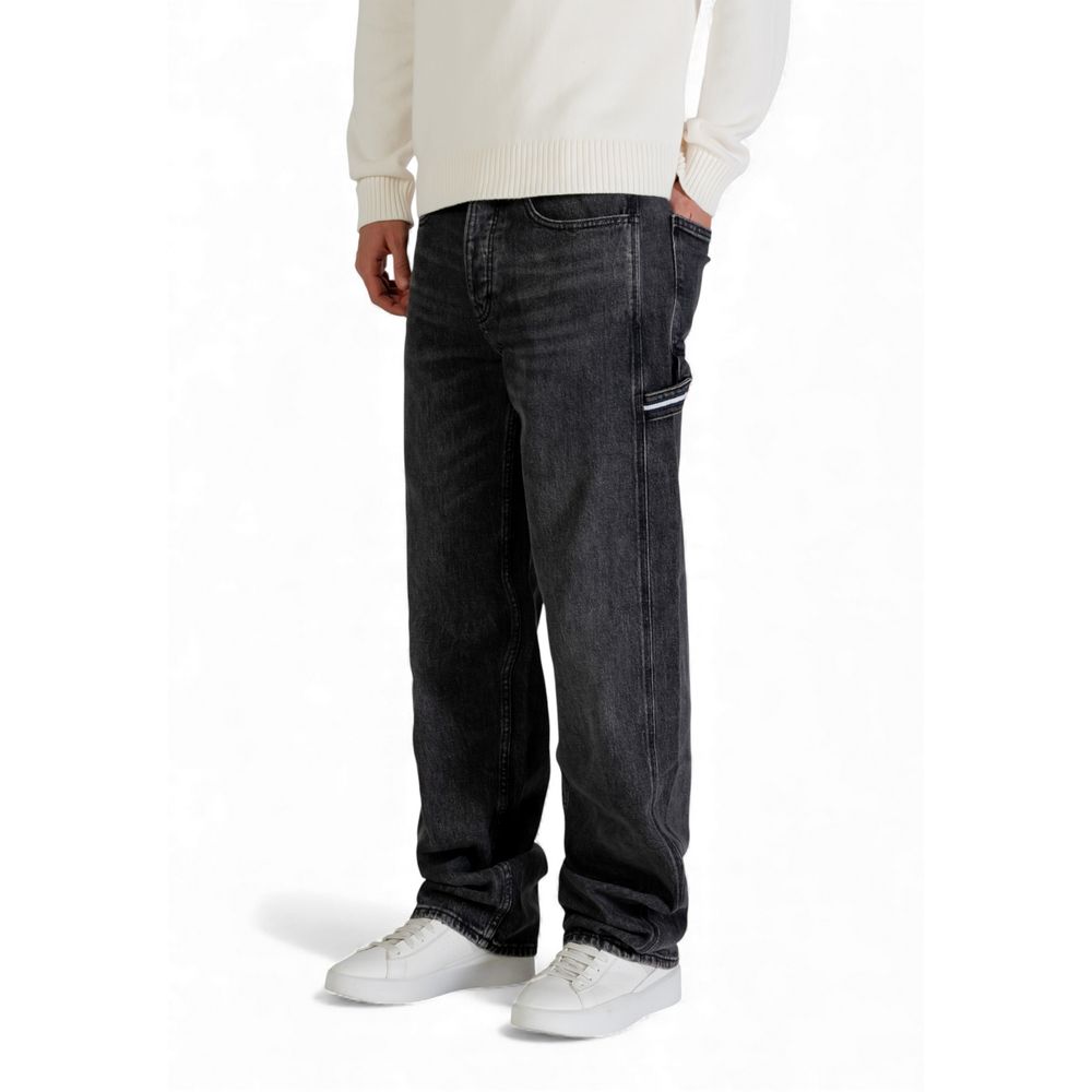 Tommy Hilfiger Jeans Black Recycled Cotton Relaxed Fit Jeans