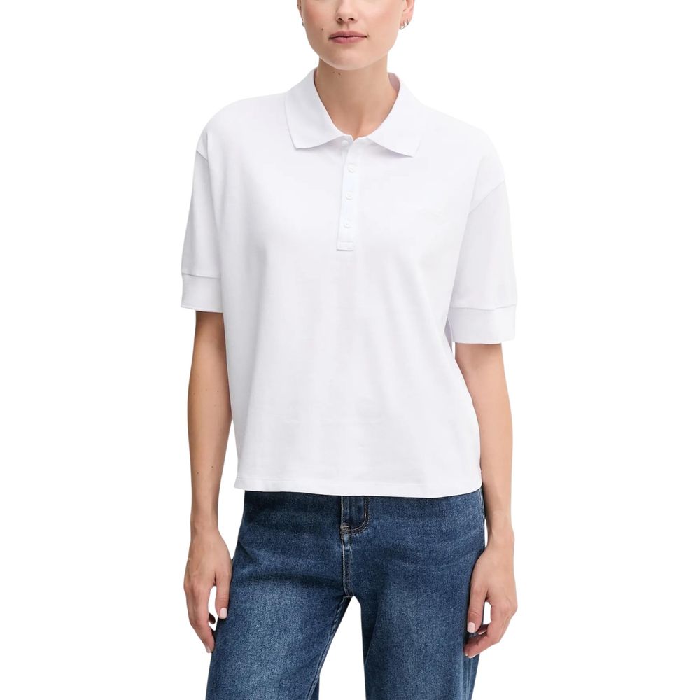 Armani Exchange White Cotton T-Shirt