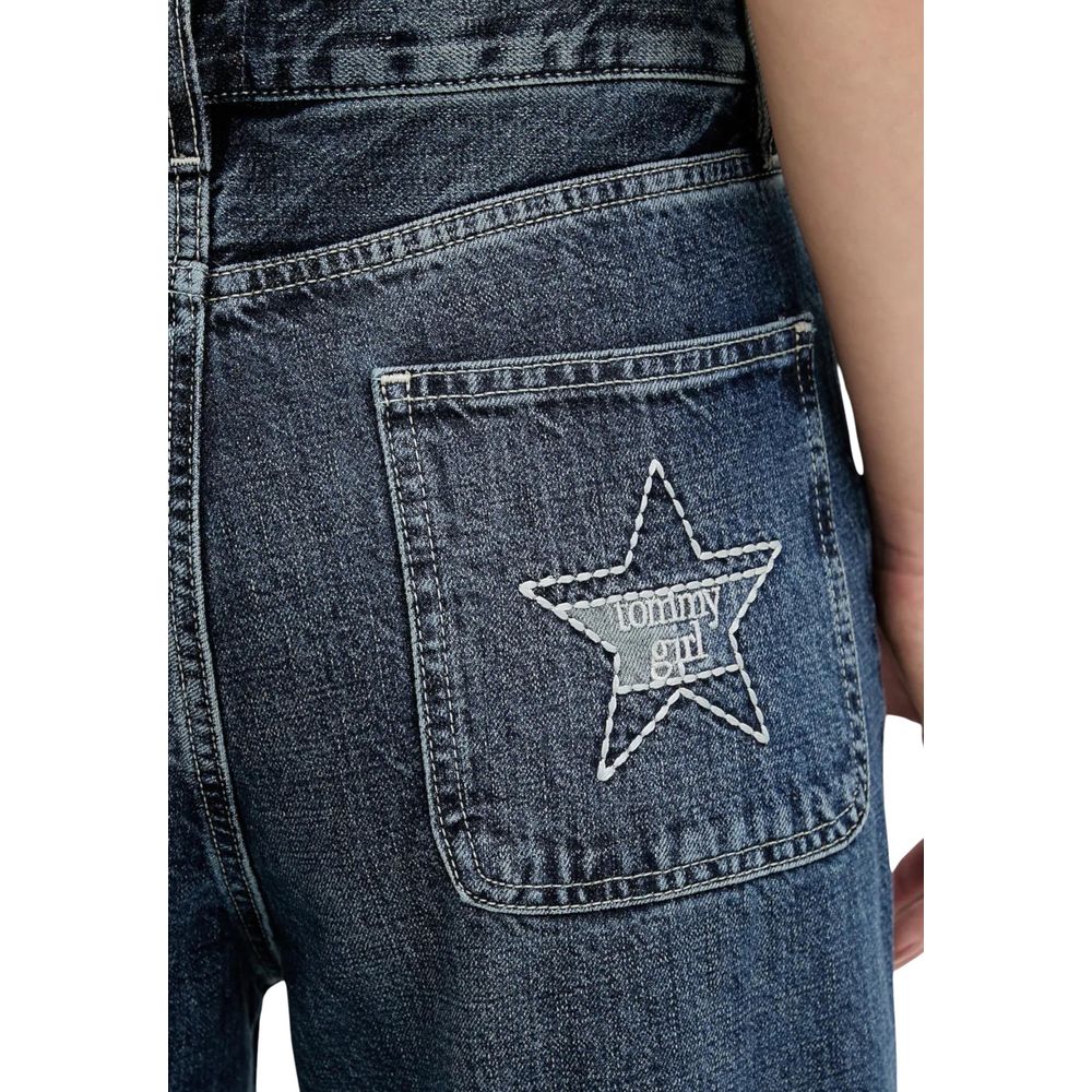 Tommy Hilfiger Jeans Blue Cotton Mom Jeans
