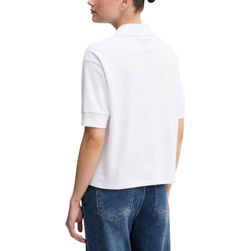 Armani Exchange White Cotton T-Shirt