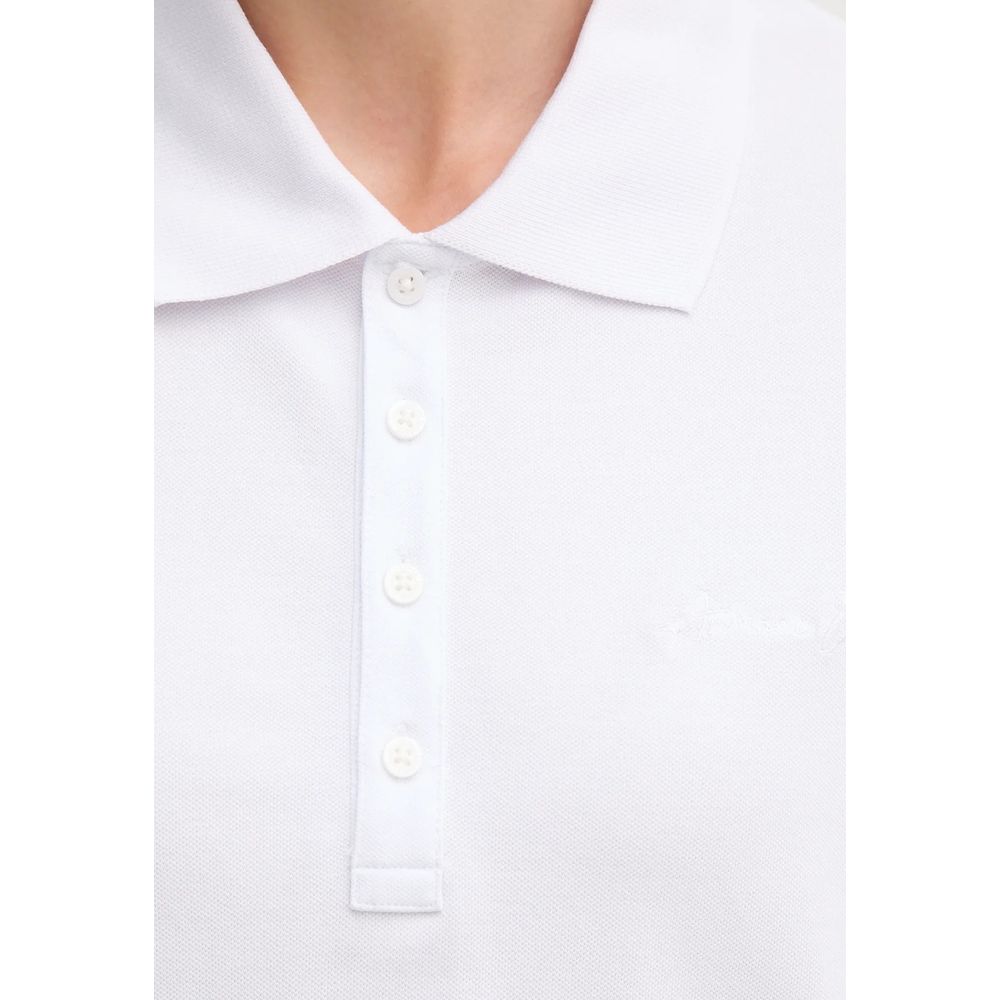 Armani Exchange White Cotton T-Shirt