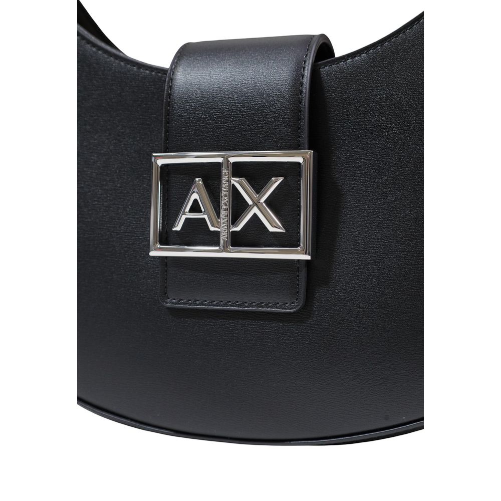 Armani Exchange Black Polyester Handbag