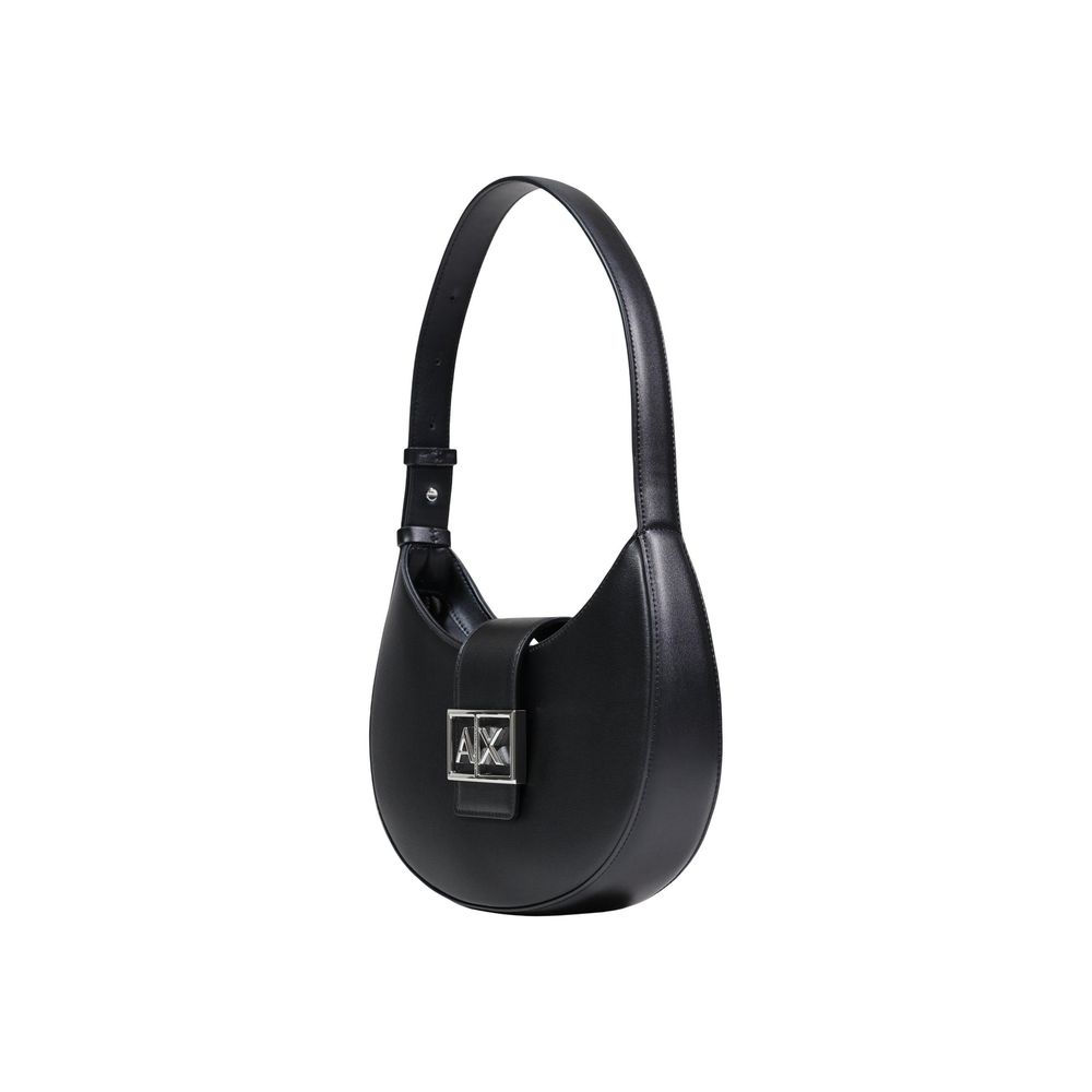 Armani Exchange Black Polyester Handbag