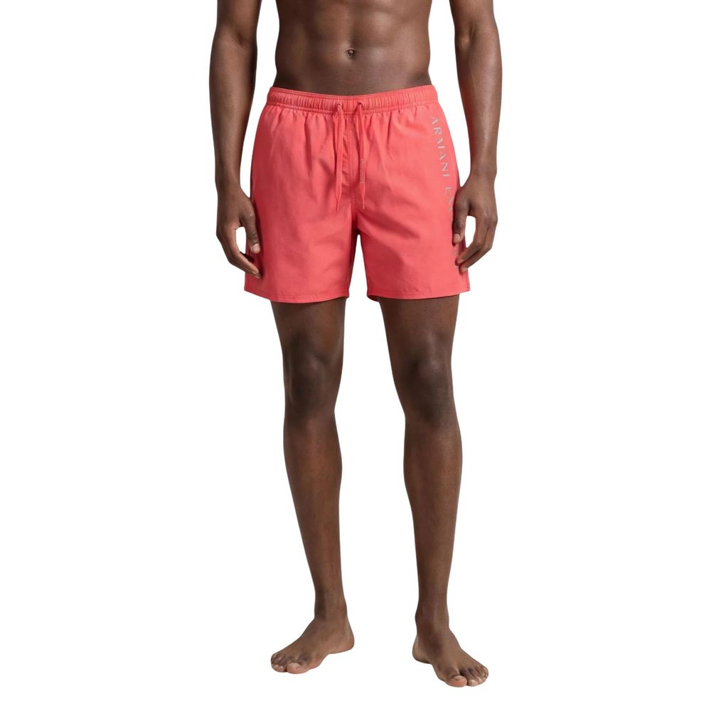 Armani Exchange Orange Polyester Swim Shorts