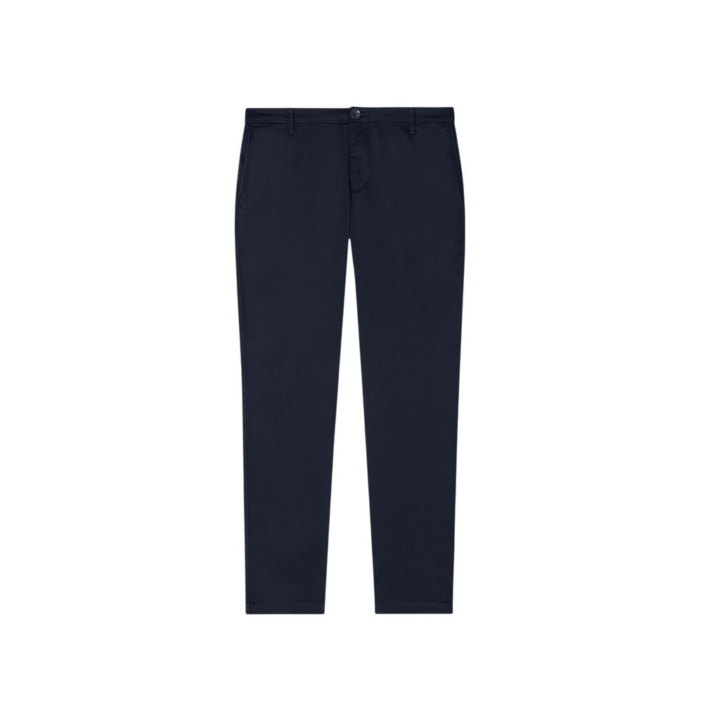 Armani Exchange Blue Cotton Skinny Pants