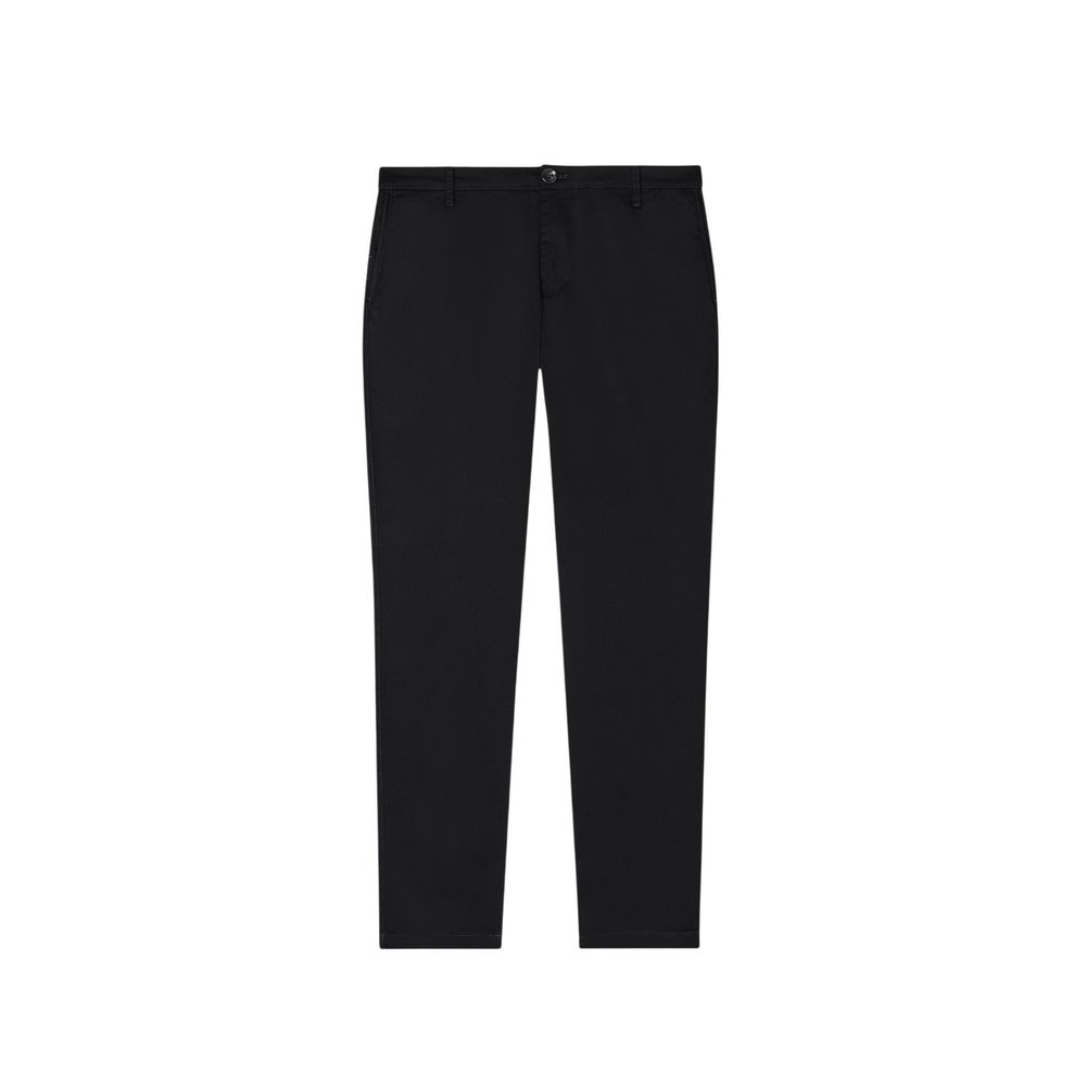 Armani Exchange Black Cotton Skinny Pants