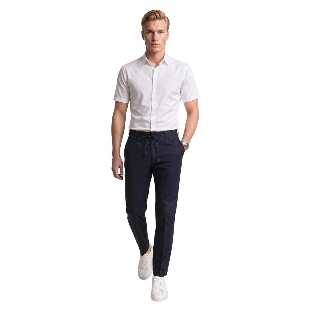 Armani Exchange White Polyamide Shortsleeve Shirt