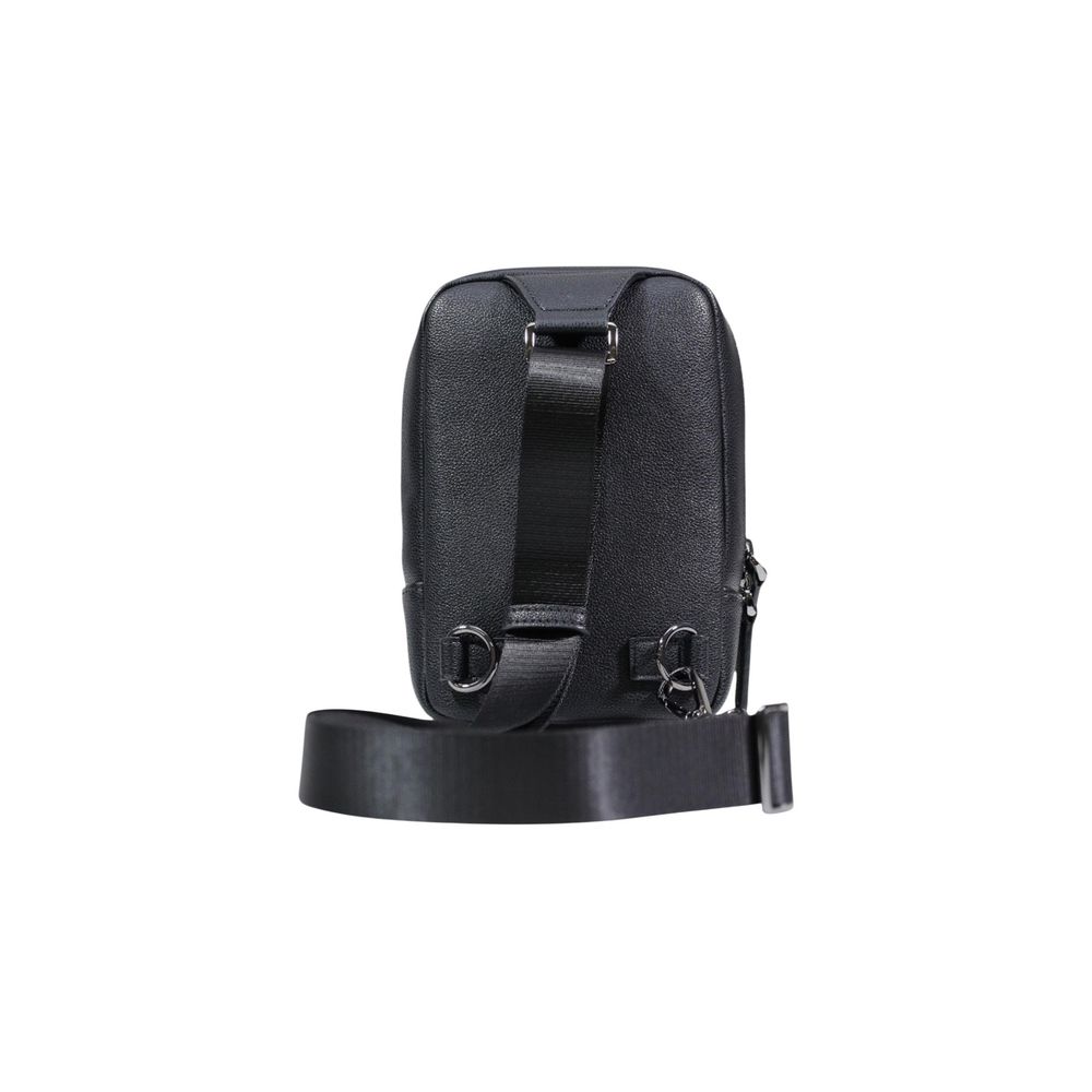 Armani Exchange Black Polyester Backpack