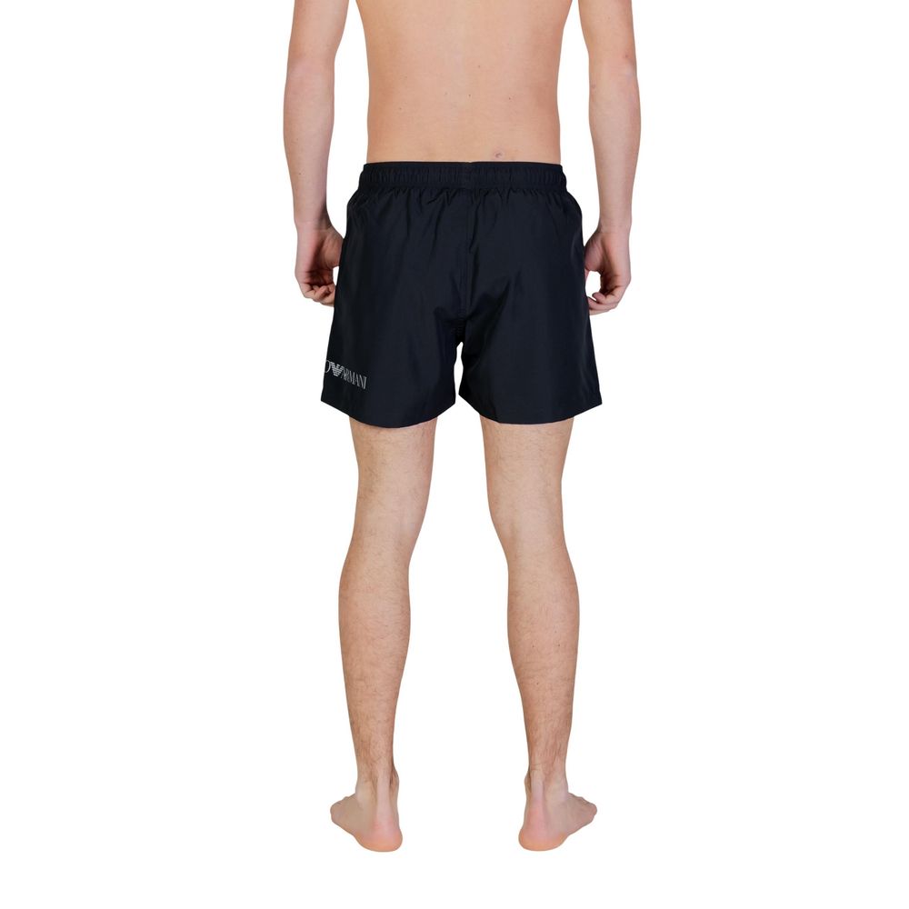 EA7 Emporio Armani Bicolor Polyester Swim Shorts
