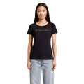EA7 Emporio Armani Black Elastane T-Shirt