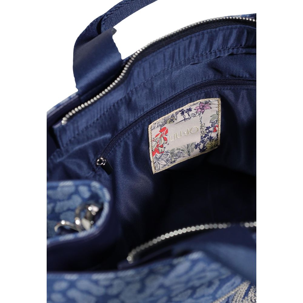Liu Jo Blue Cotton Handbag