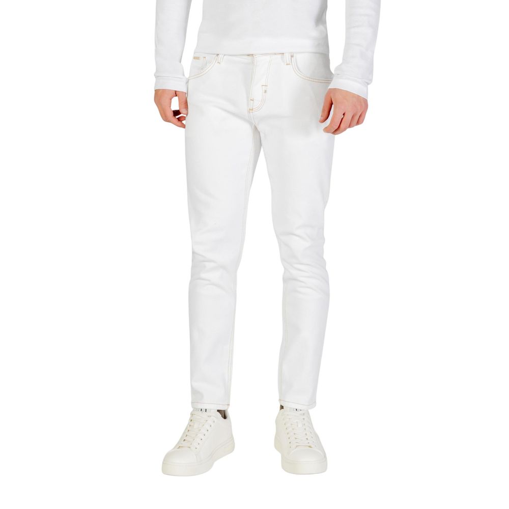 Antony Morato White Cotton Skinny Jeans