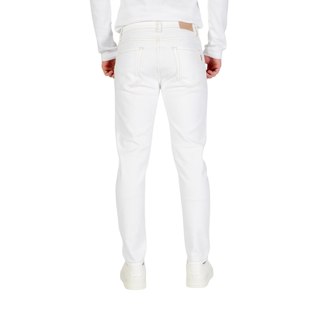 Antony Morato White Cotton Skinny Jeans