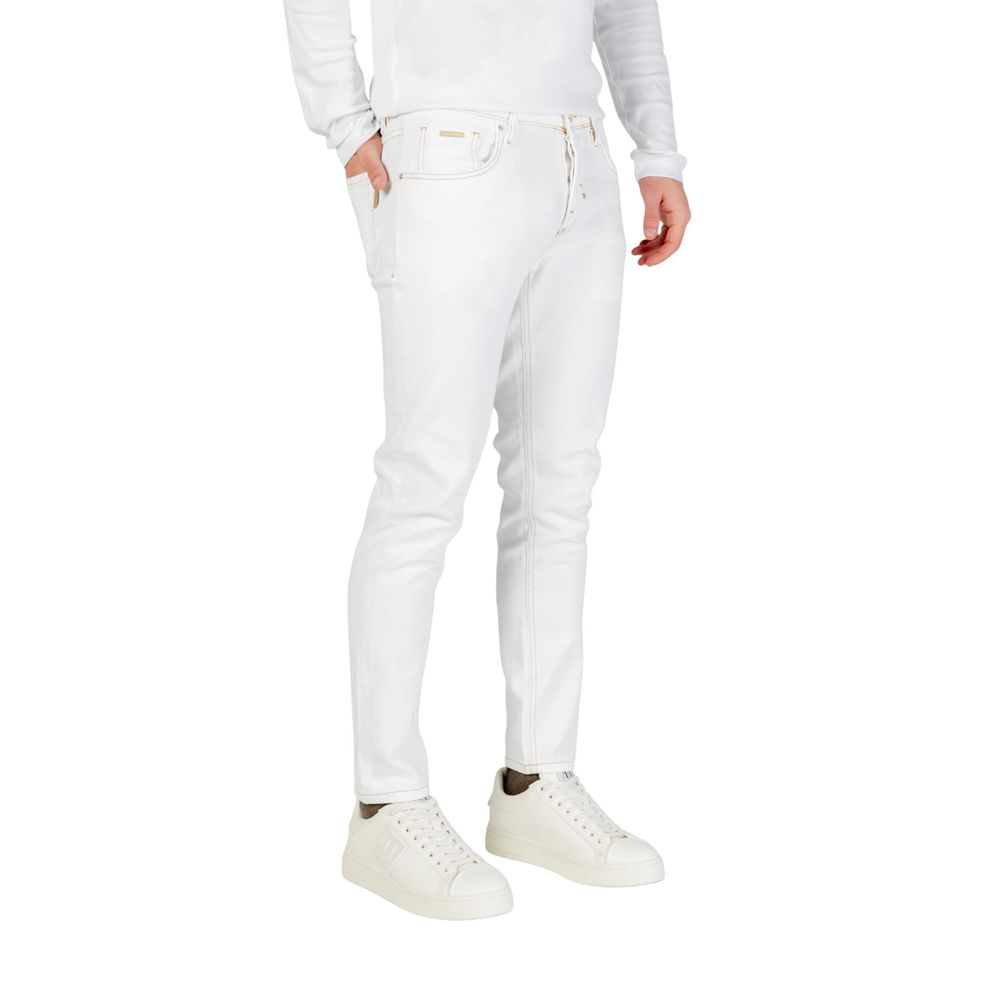Antony Morato White Cotton Skinny Jeans