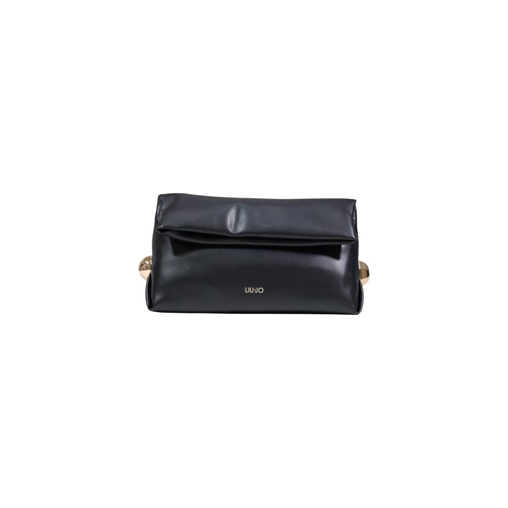 Liu Jo Black Polyethylene Clutch Bag
