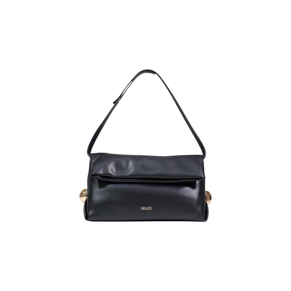 Liu Jo Black Polyethylene Clutch Bag