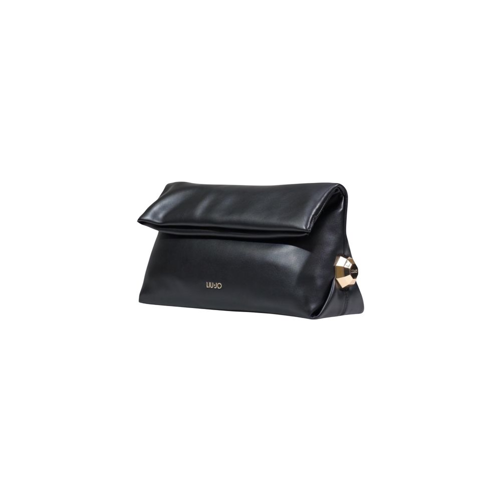 Liu Jo Black Polyethylene Clutch Bag