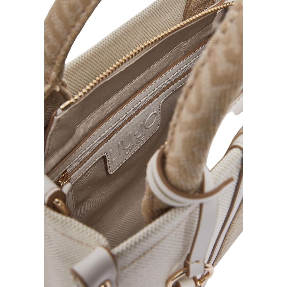 Liu Jo Beige Cotton Handbag