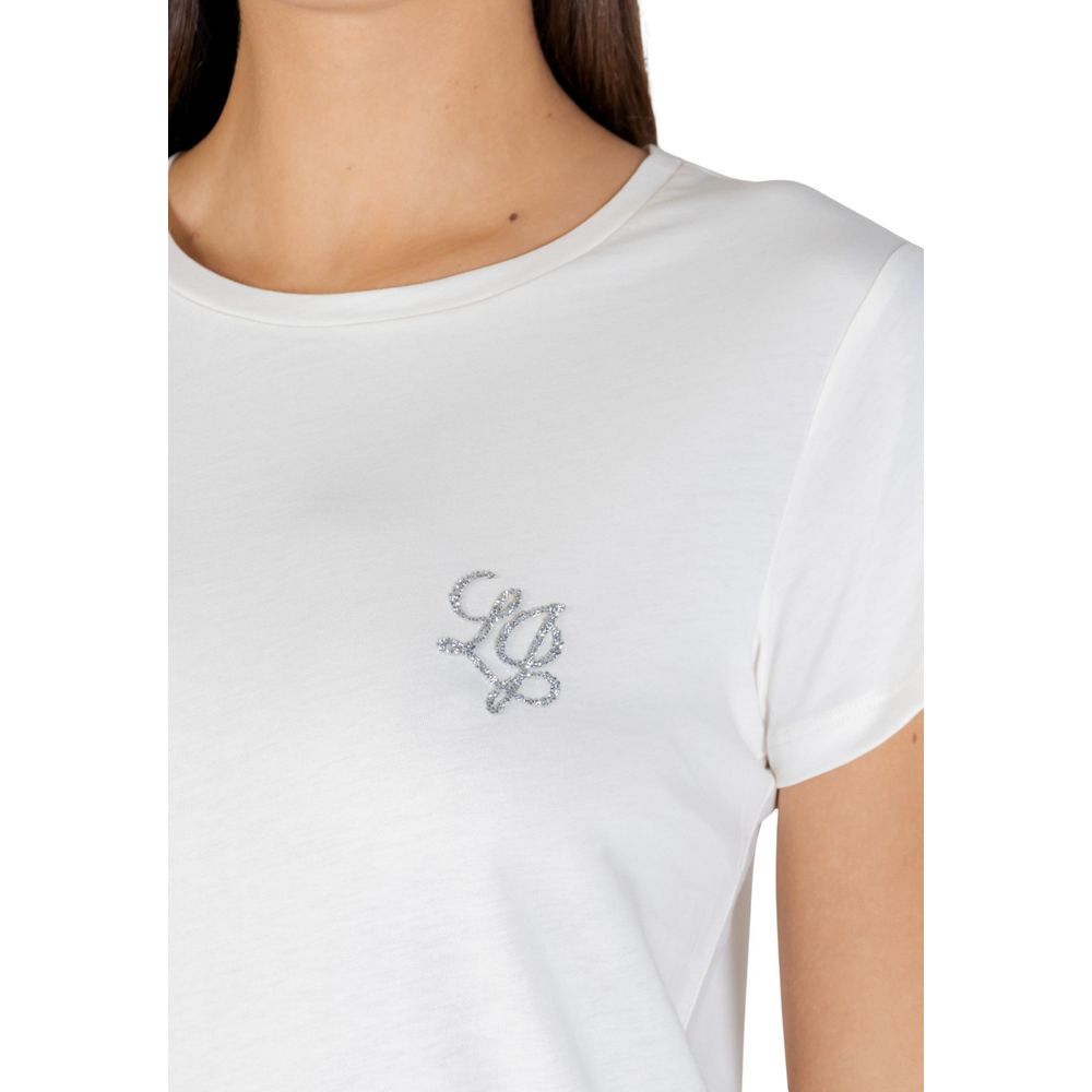 Liu Jo White Cotton T-Shirt
