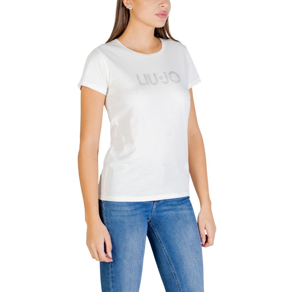 Liu Jo White Cotton T-Shirt