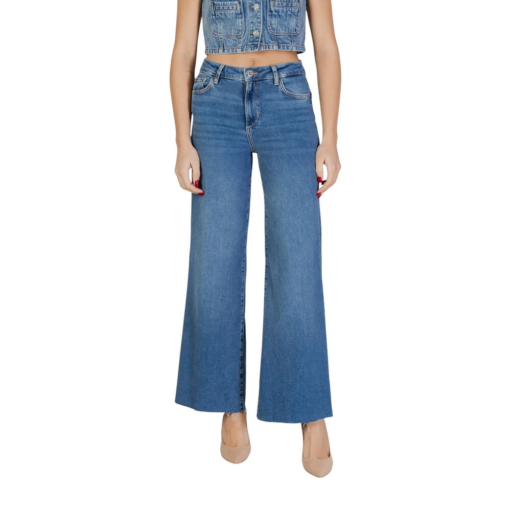 Liu Jo Blue Cotton Bootcut Jeans