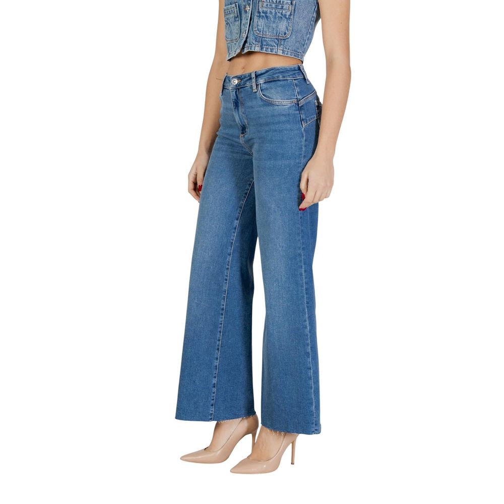 Liu Jo Blue Cotton Bootcut Jeans