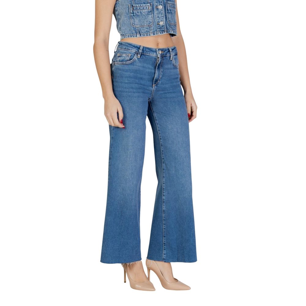 Liu Jo Blue Cotton Bootcut Jeans