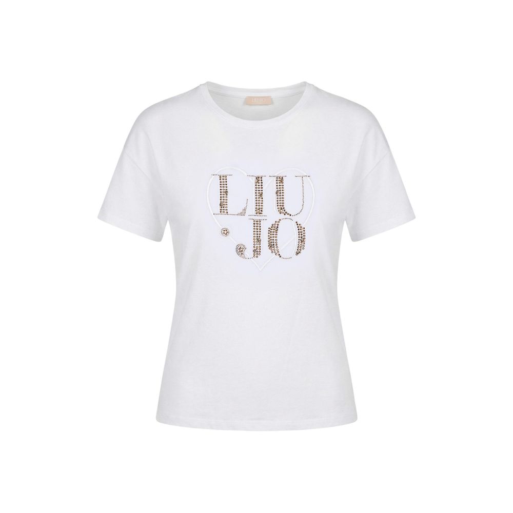 Liu Jo White Cotton T-Shirt