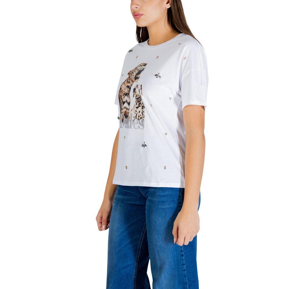 Liu Jo White Cotton T-Shirt