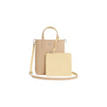 Lacoste Beige Leather Handbag