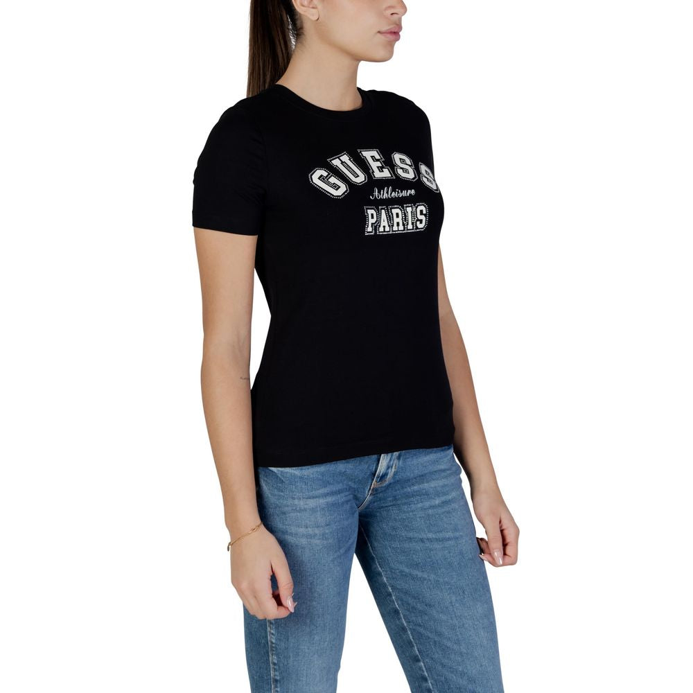 Guess Active Black Cotton T-Shirt