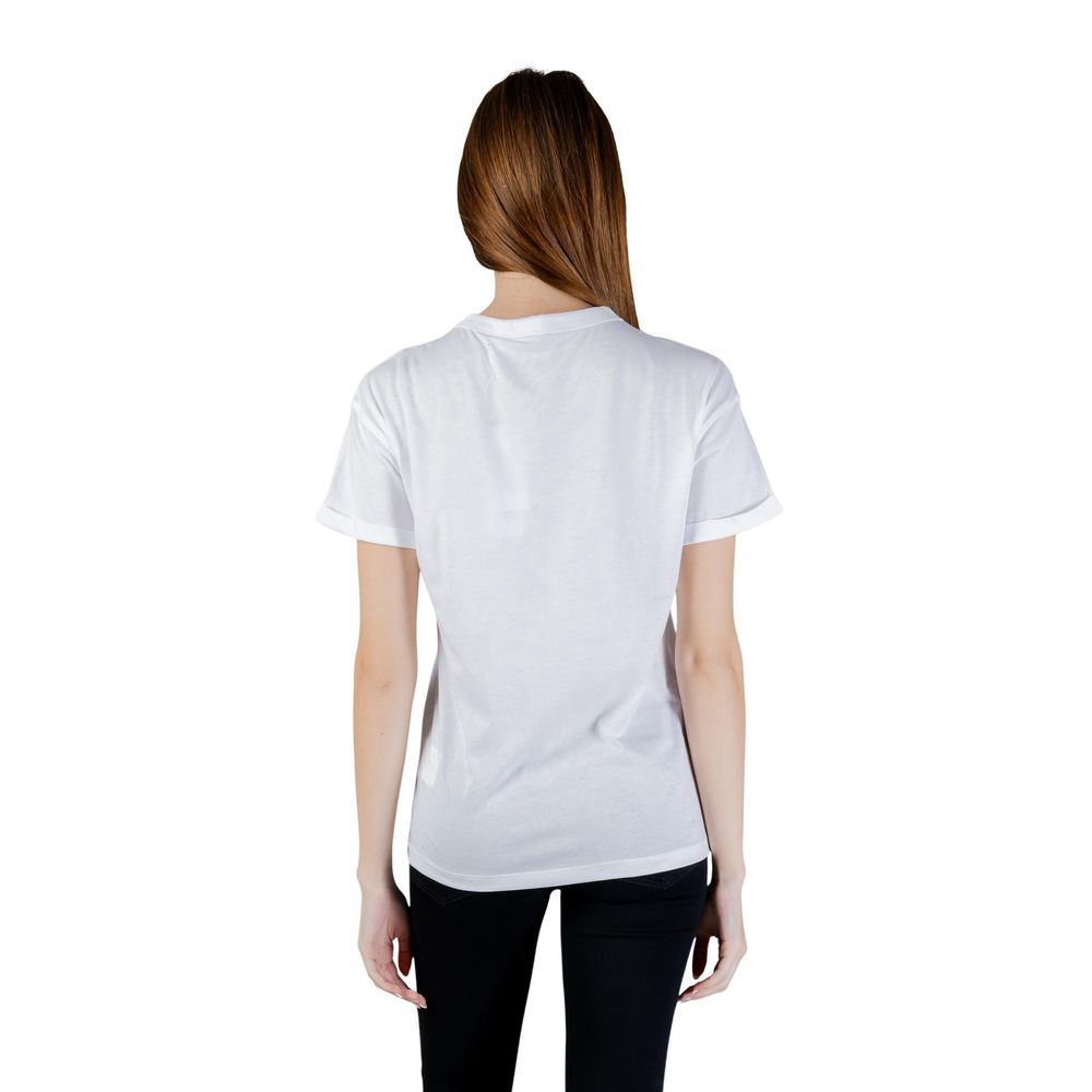 Guess White Cotton T-Shirt