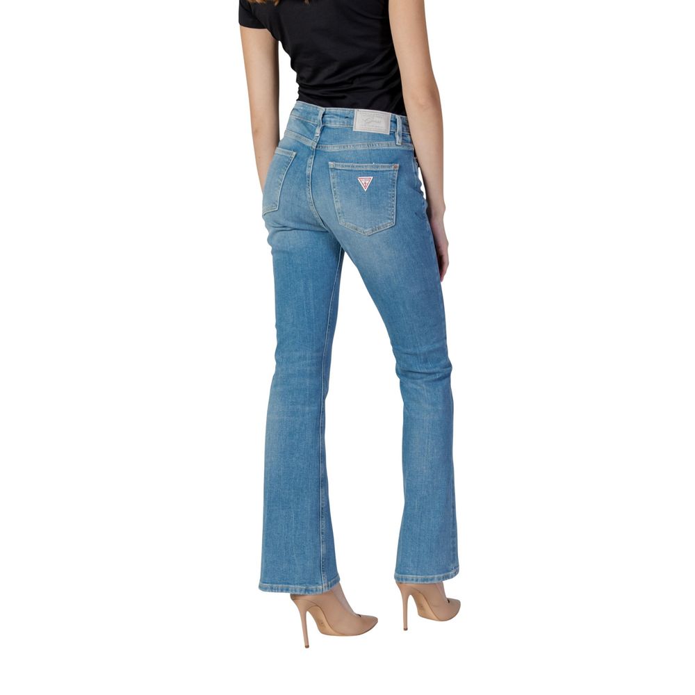 Guess Light Blue Cotton Bootcut Jeans