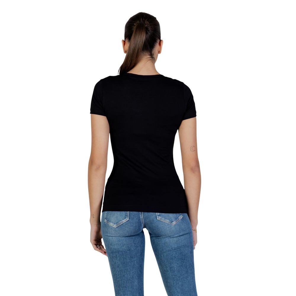 Guess Black Cotton T-Shirt