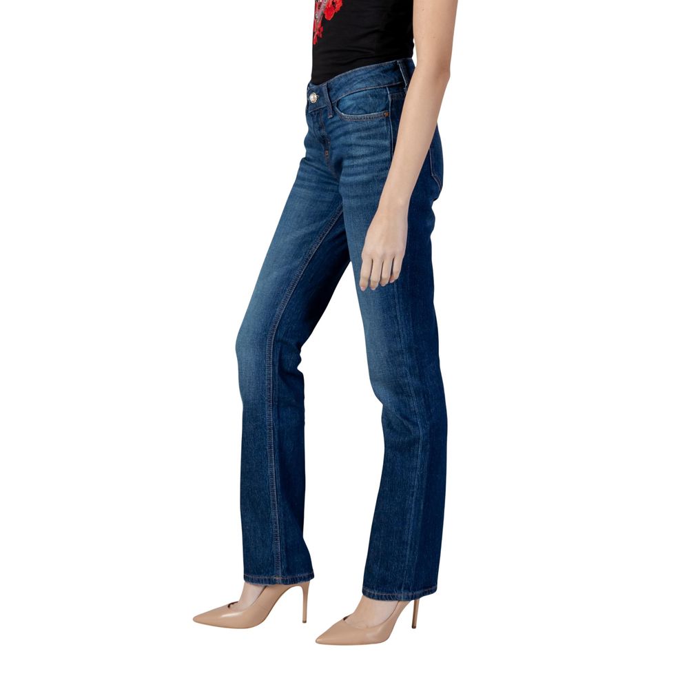 Guess Blue Cotton Skinny Jeans